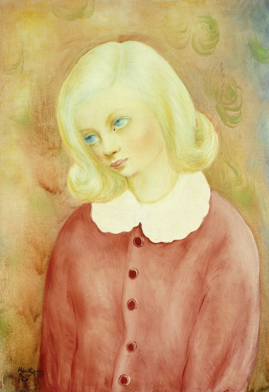 Ung polsk flicka av Moise Kisling