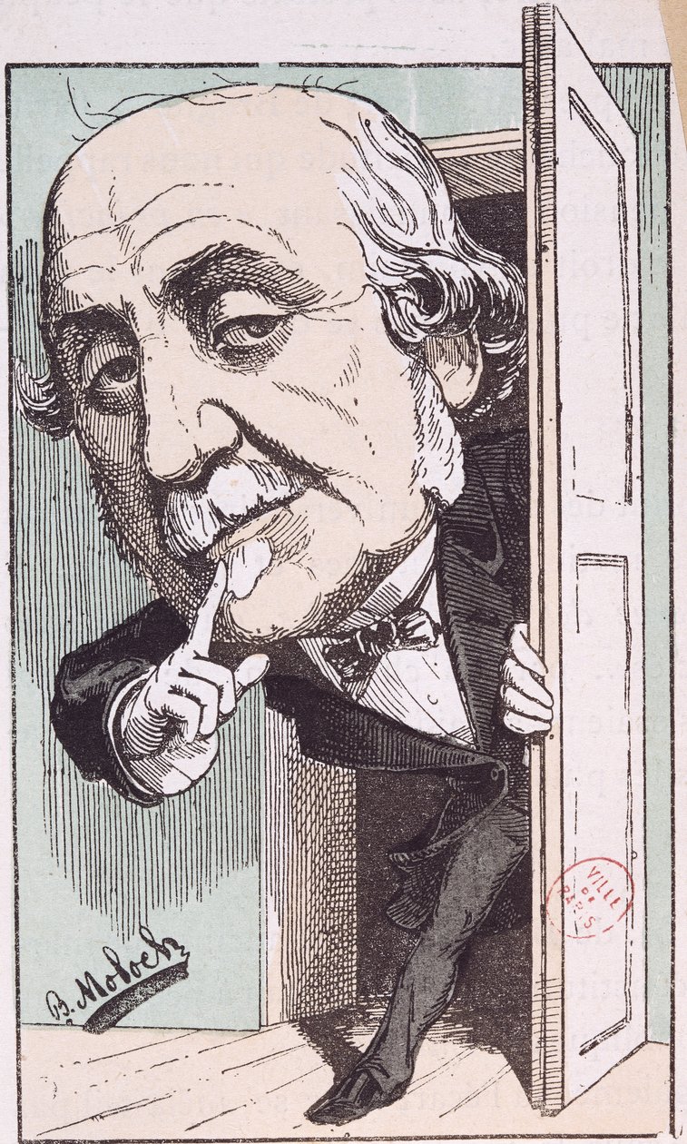 Karikatyr av Albert, Duc de Broglie (1821-1901) av Moloch