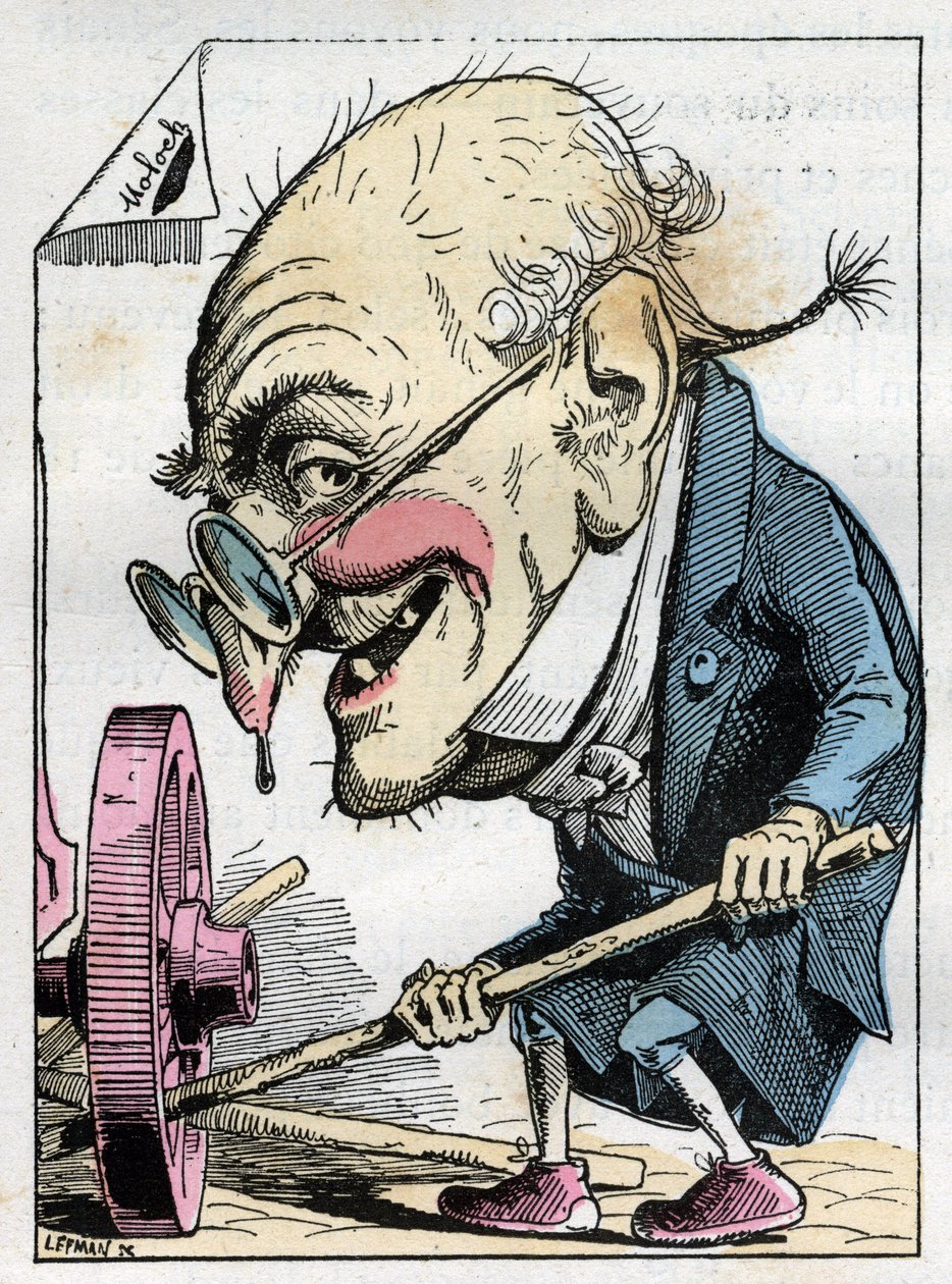 Allegori över den franska senaten på 1800-talet av Moloch