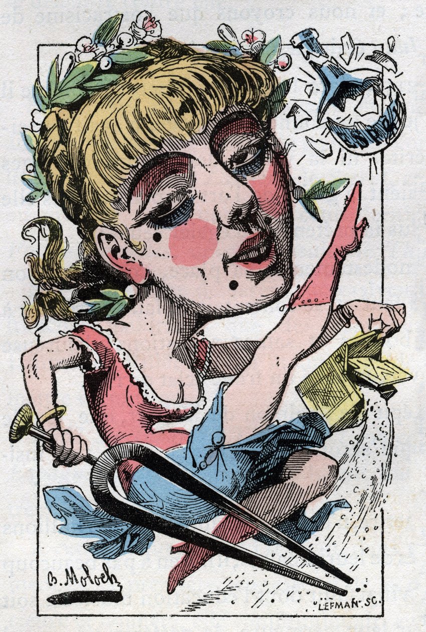 Allegori om operetten på modet i slutet av 1800-talet (stämning) av Moloch