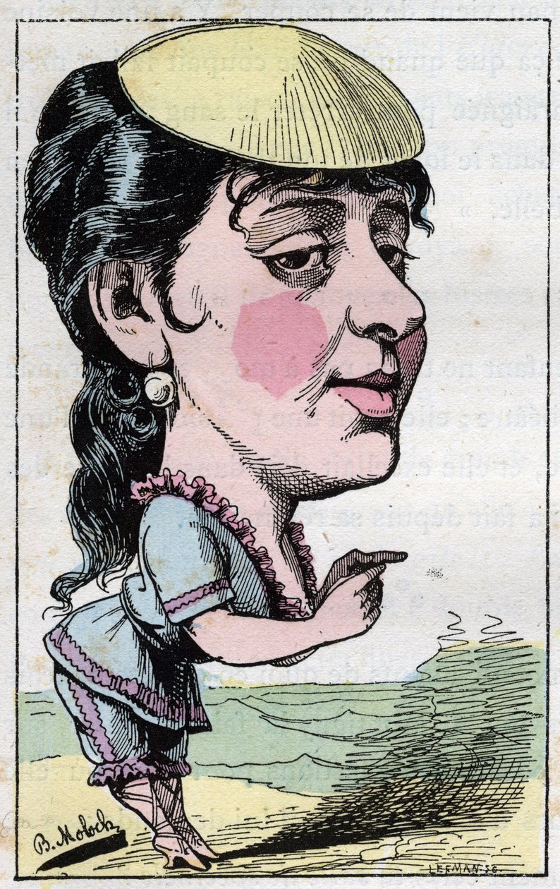 Anne Marie-Louise (Marie Louis) Damiens, känd som Anna Judic, fransk komiker av Moloch