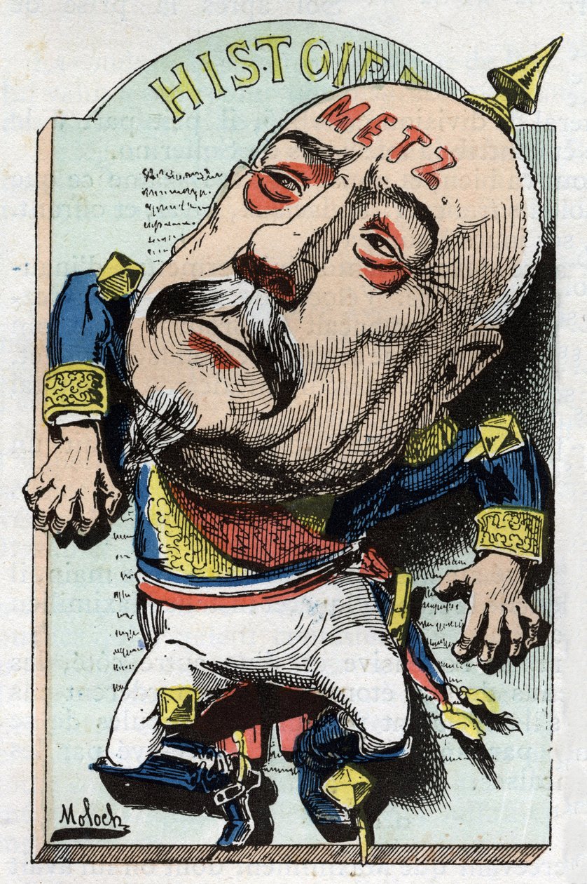 Hellängdsporträtt av Francois Achille Bazaine (Francois-Achille av Moloch