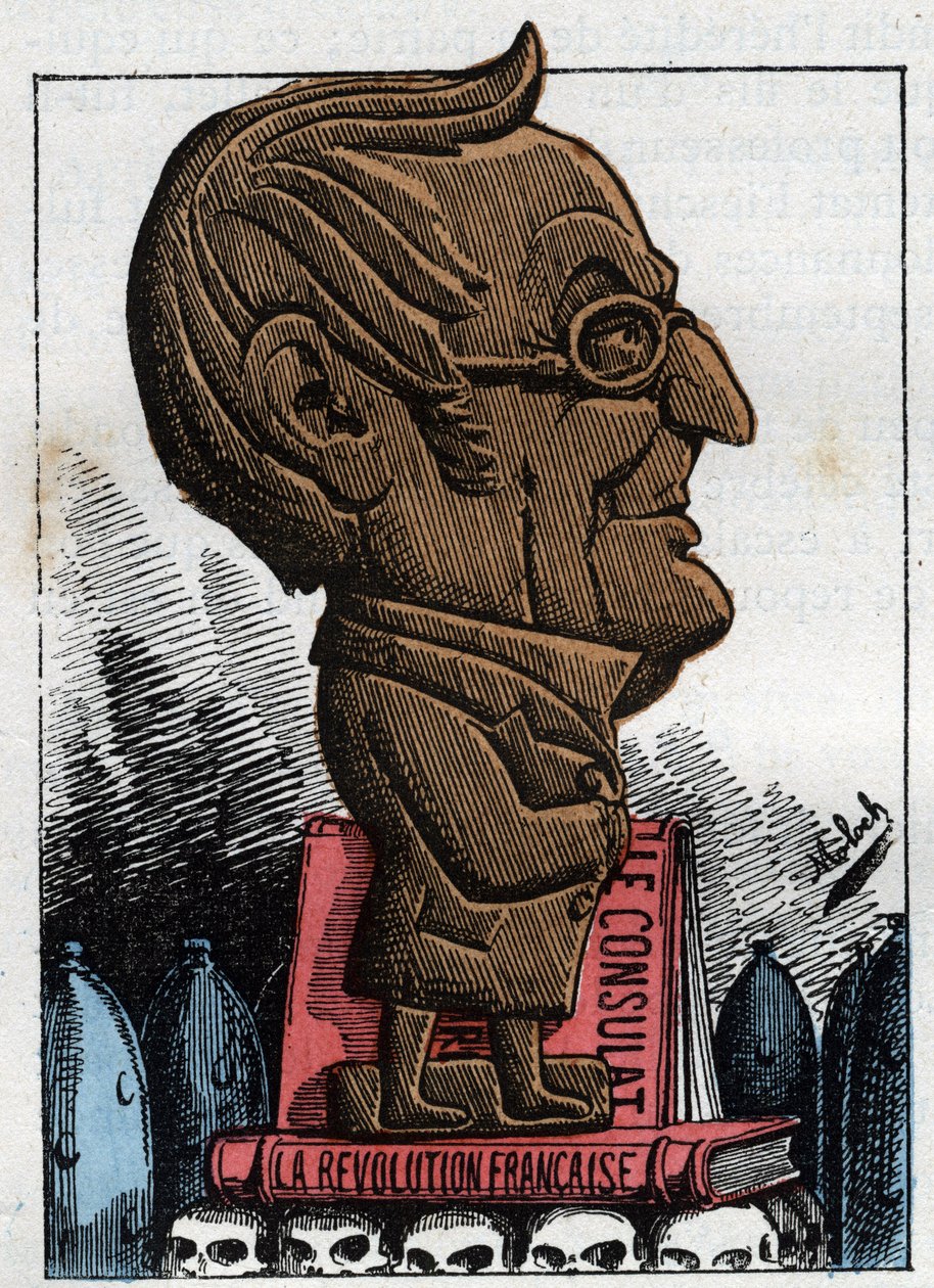 Porträtt av Adolphe Thiers (1797-1877), Frankrikes president av Moloch