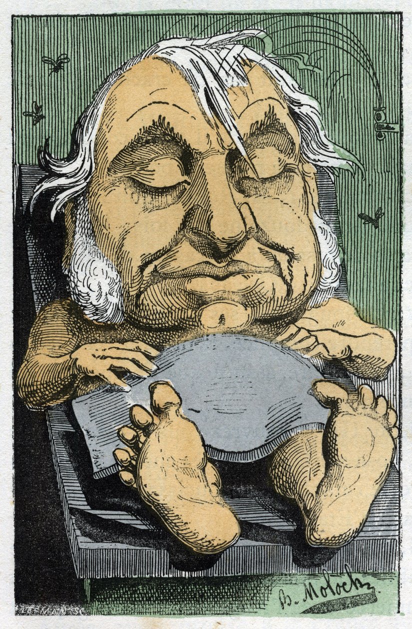 Porträtt av Eugene Rouher (1814-1884), fransk politiker av Moloch