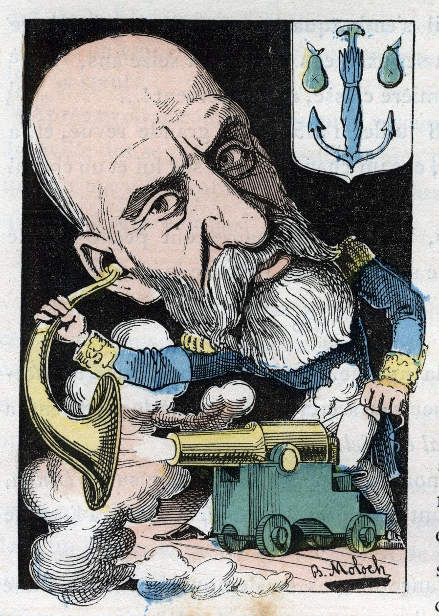 Porträtt av Francois Ferdinand Philippe, prins av Joinville (1818-1900) av Moloch