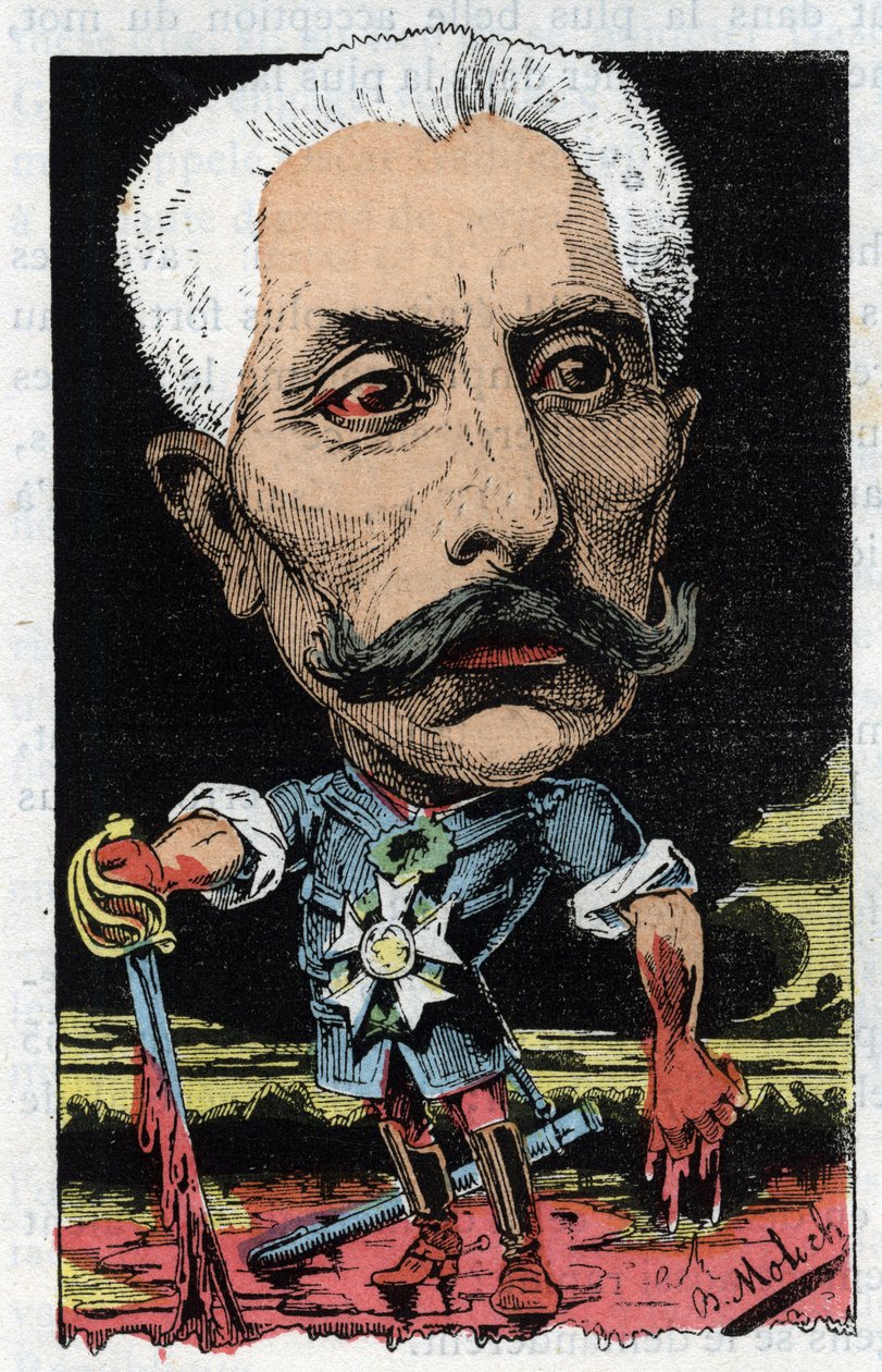 Porträtt av Gaston Alexandre Auguste De Galliffet, General Francais av Moloch