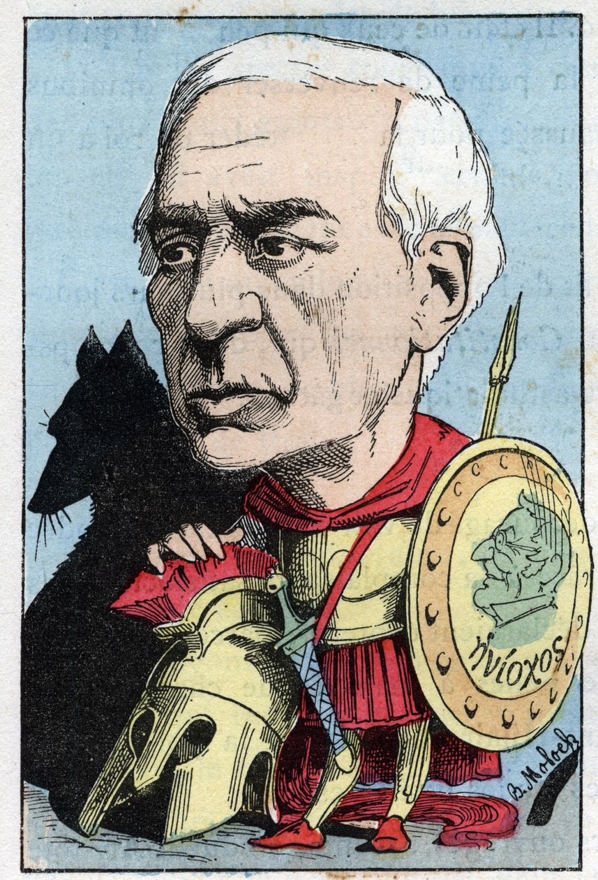 Porträtt av Jules Barthelemy Saint Hilaire (Saint-Hilaire) (1805 - 1895), fransk forskare och politiker av Moloch