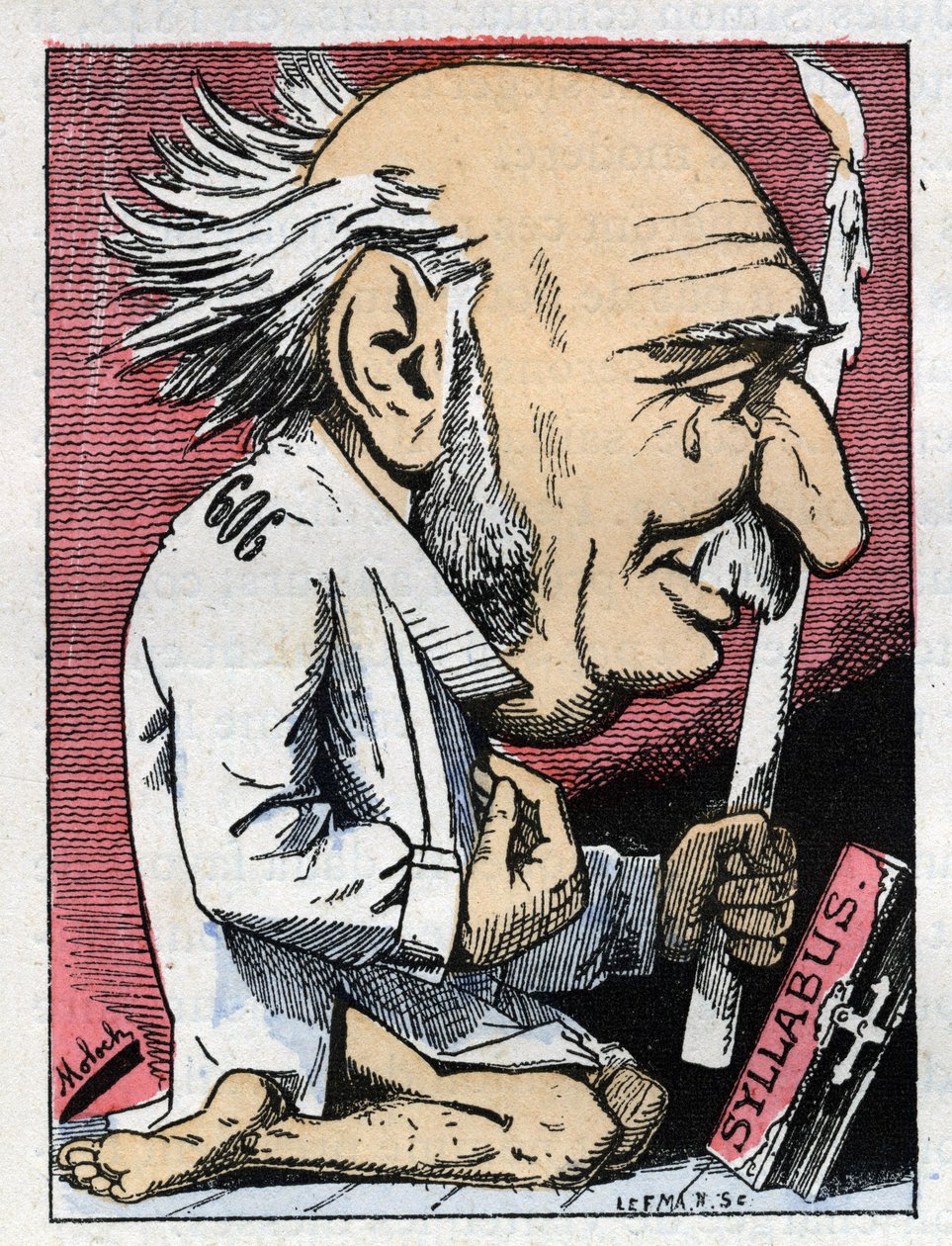 Porträtt av Jules Simon (1814-1896), fransk politiker av Moloch