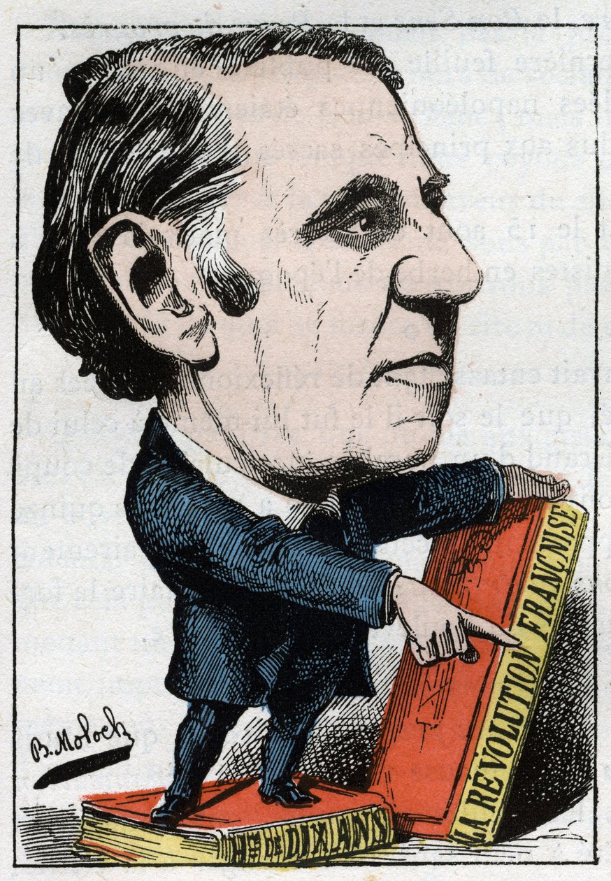Porträtt av Louis Blanc (1811 - 1882), fransk politiker och historiker av Moloch
