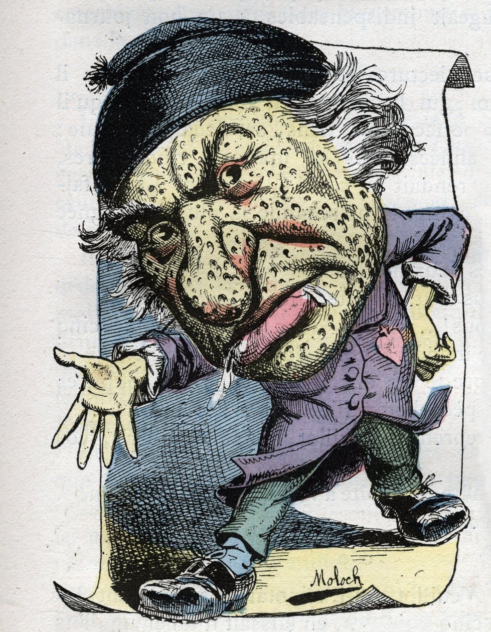Porträtt av Louis Veuillot (1813-1883), fransk journalist och författare av Moloch