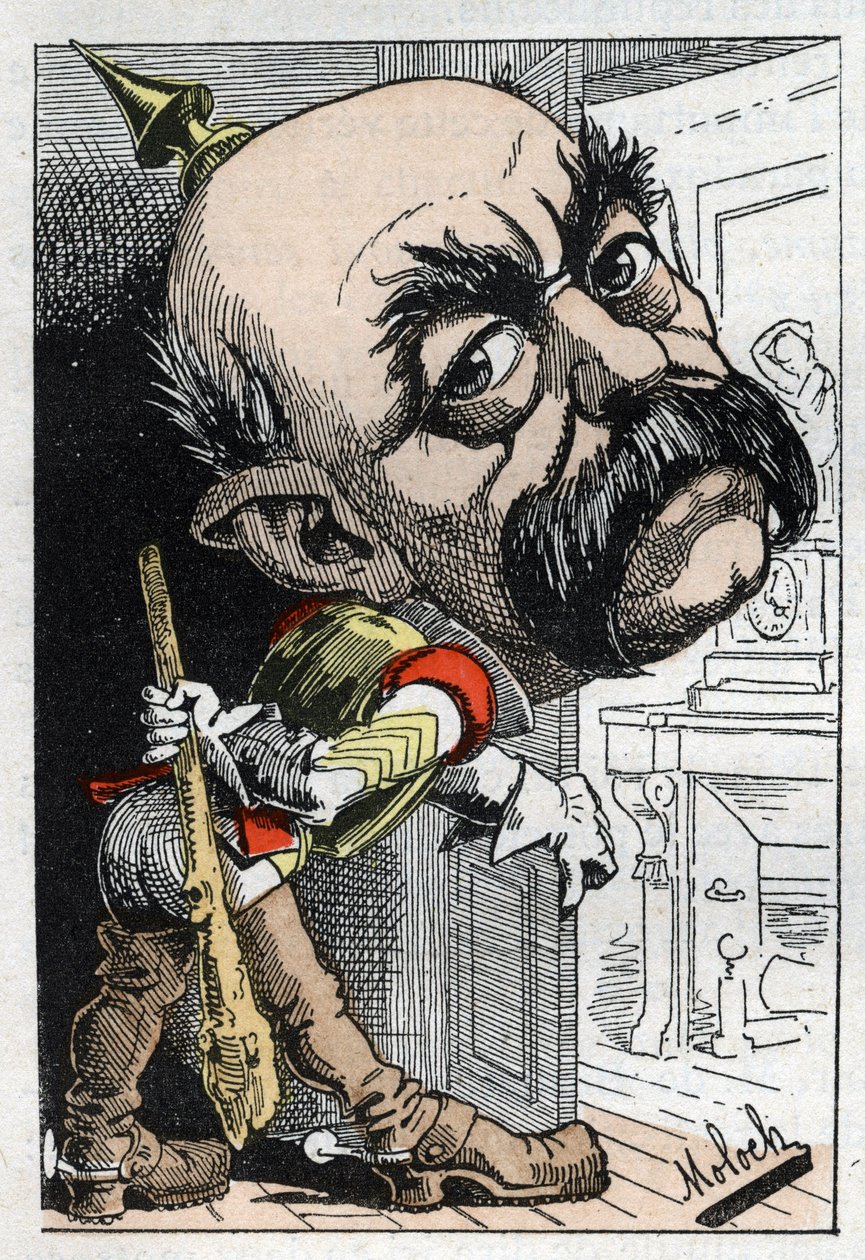 Porträtt av Otto Von Bismarck (1815-1898) Preussens kansler av Moloch