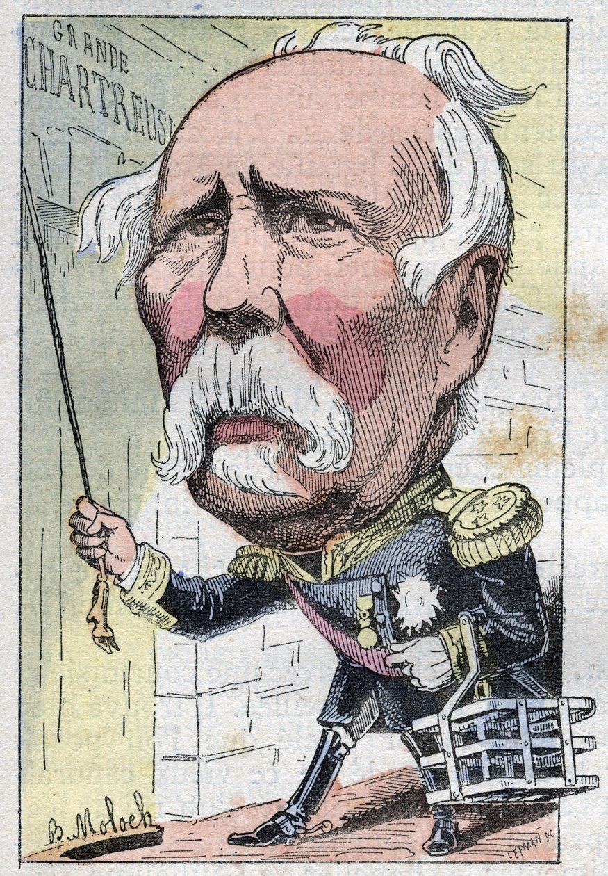 Porträtt av Patrice de Mac Mahon, Marechal av Frankrike 1859, hertig av Magenta (1808-1893) republikens president från 1873 till 1879 av Moloch
