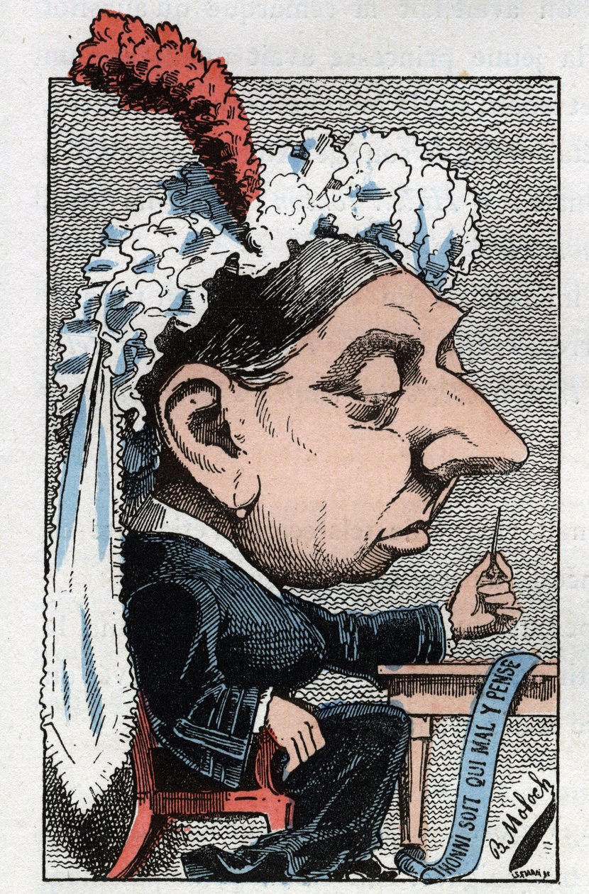 Porträtt av Victoria Iere, drottning av England (1819-1901) av Moloch