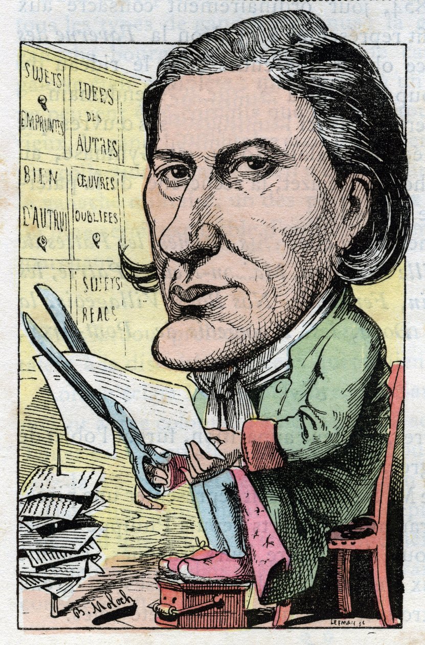 Porträtt av viktorianska Sardou (1831-1908), fransk dramatiker av Moloch