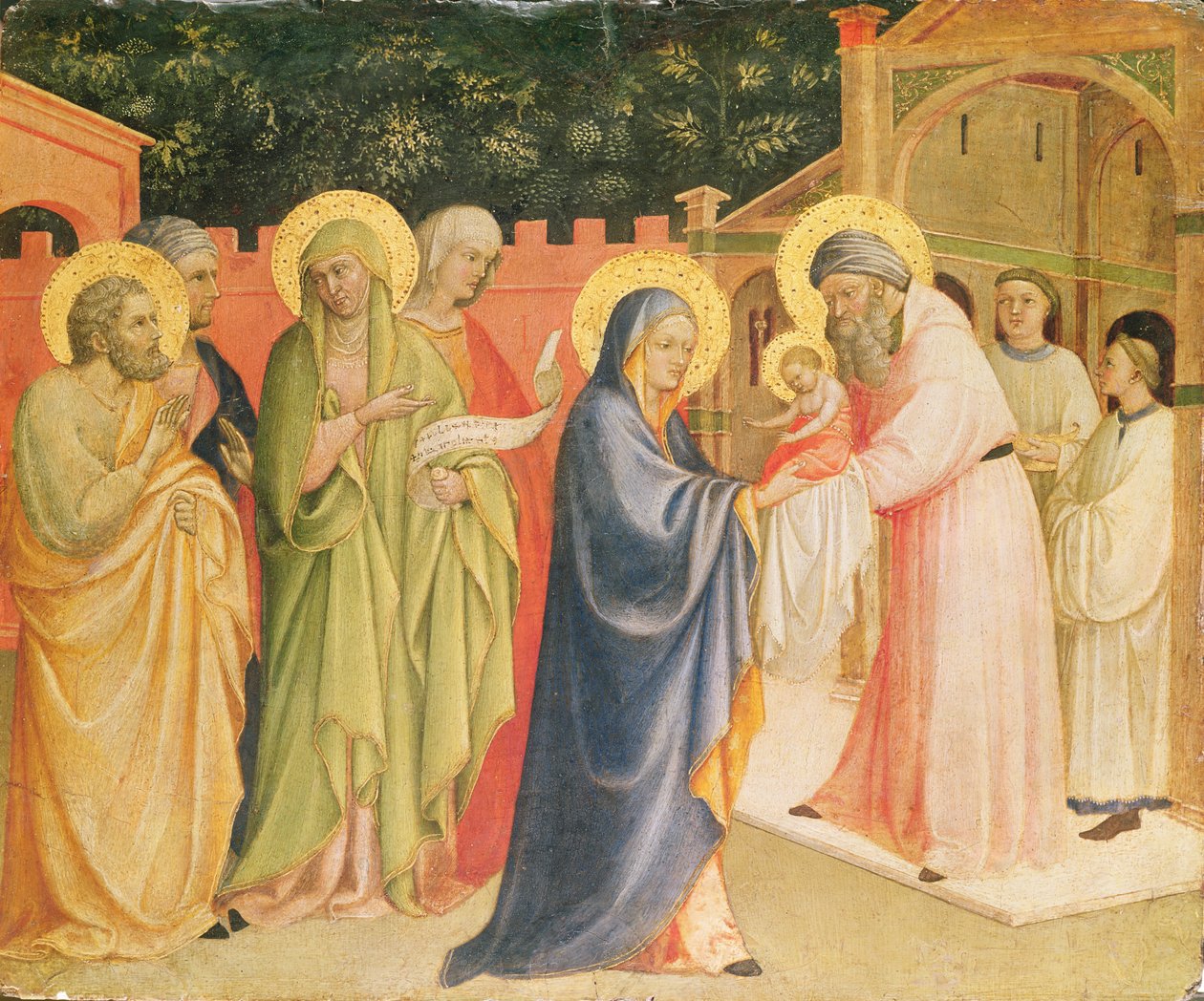Presentationen i templet av Monaco del Isola dOro