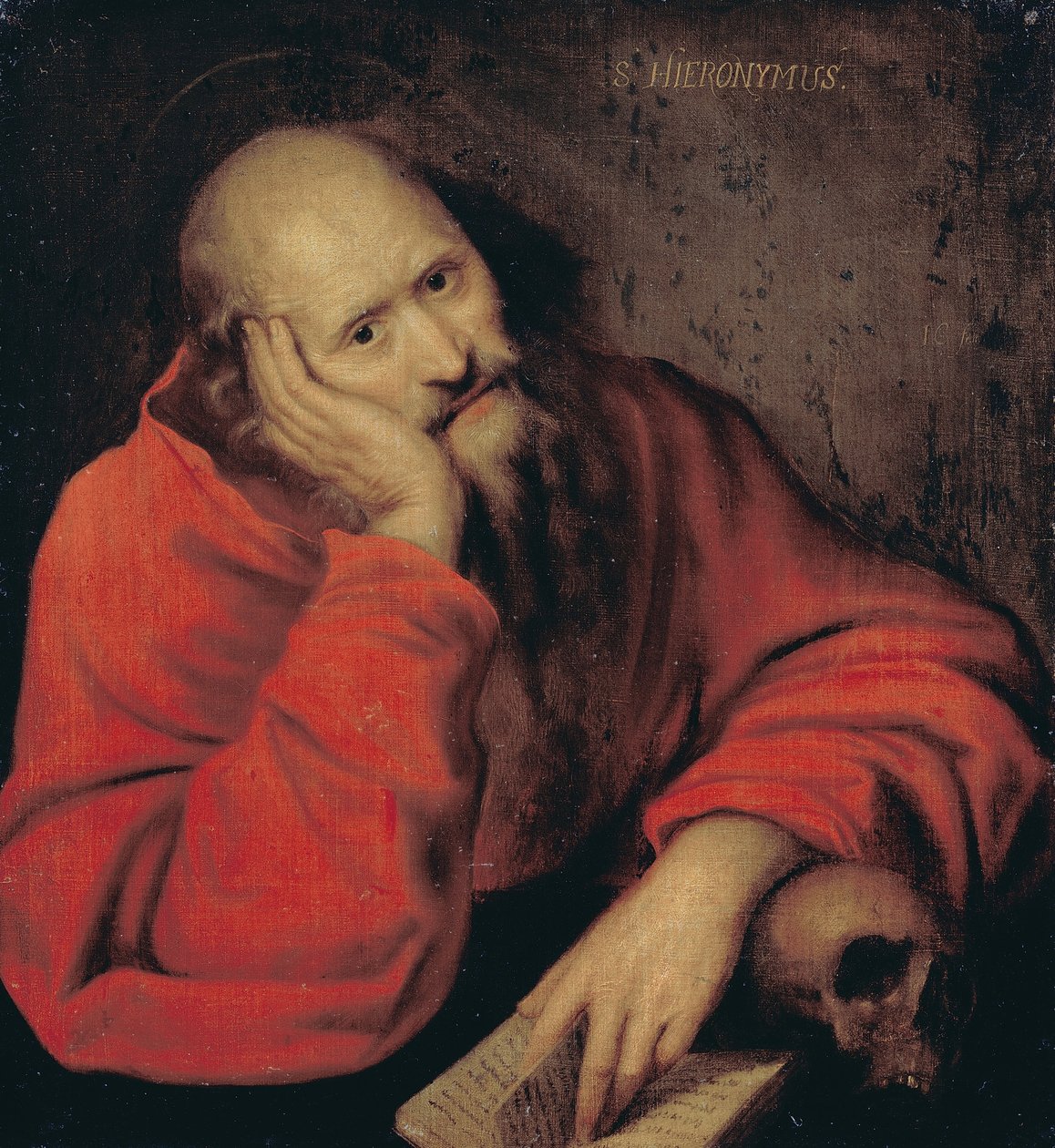 St Jerome av Monogrammist I.C.