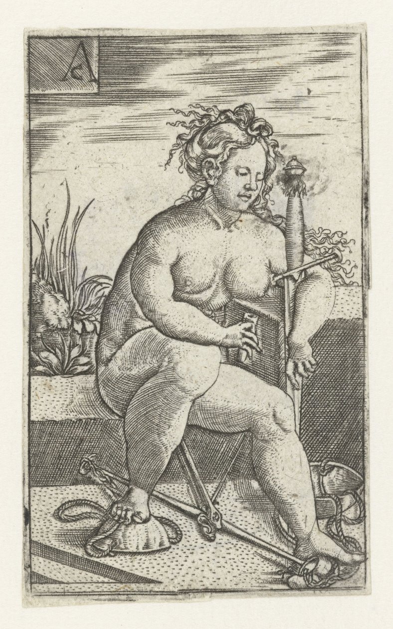 Rättvisa (Justitia) av Monogrammist AC
