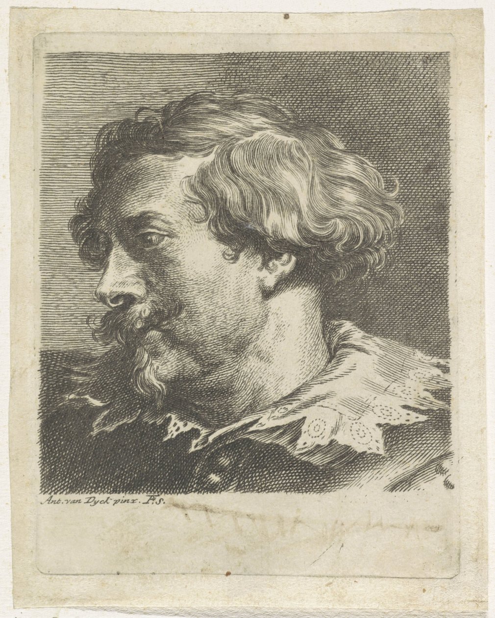 Porträtt av Hubrecht van den Eynde av Monogrammist F (Nederlanden)