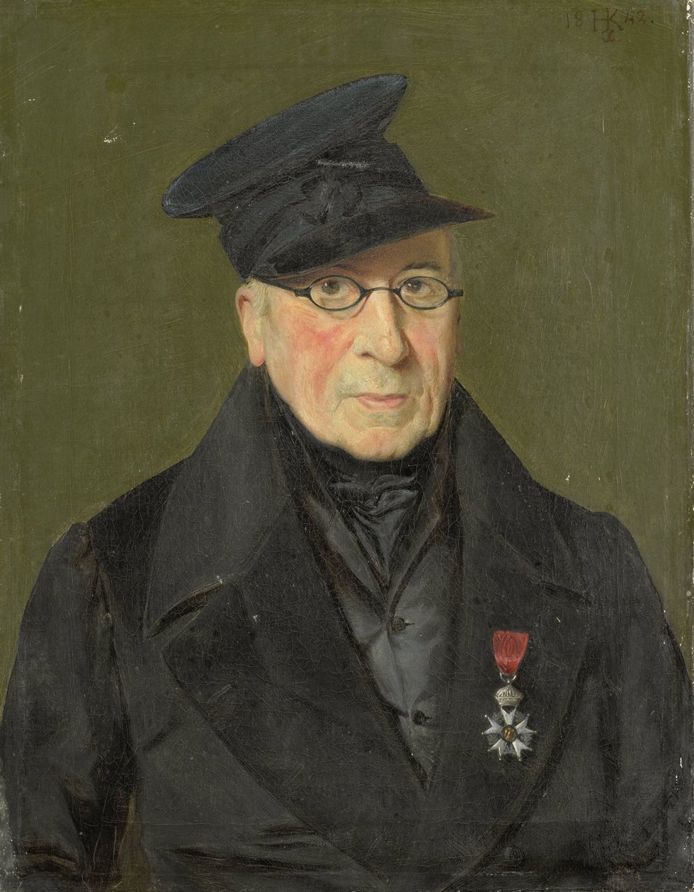 Pieter Janson (1765-1851). Målare och etsare, major av Cussiers ur bruk av Monogrammist HK (Nederland)