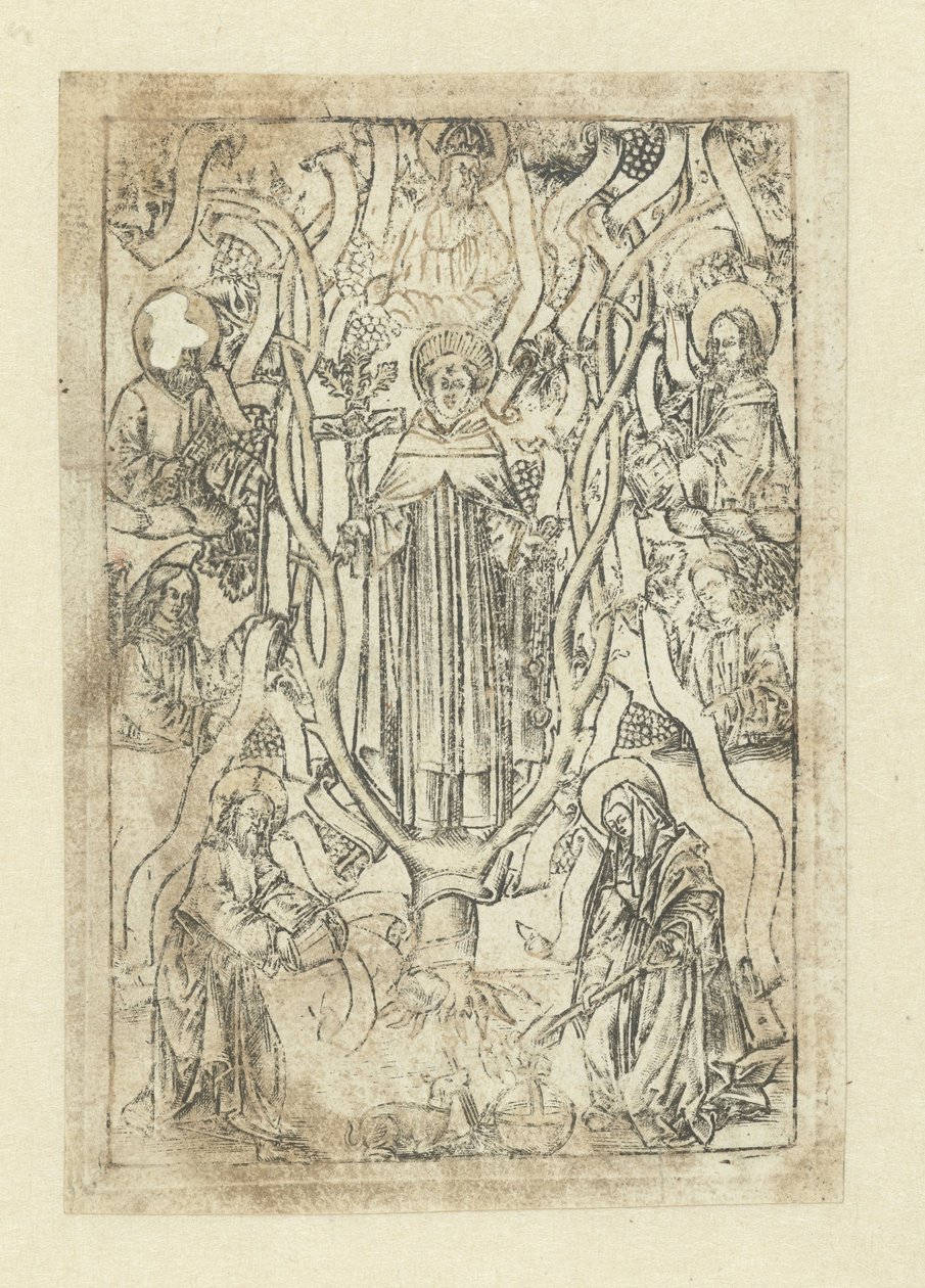 Saint Dominic av Monogrammist S