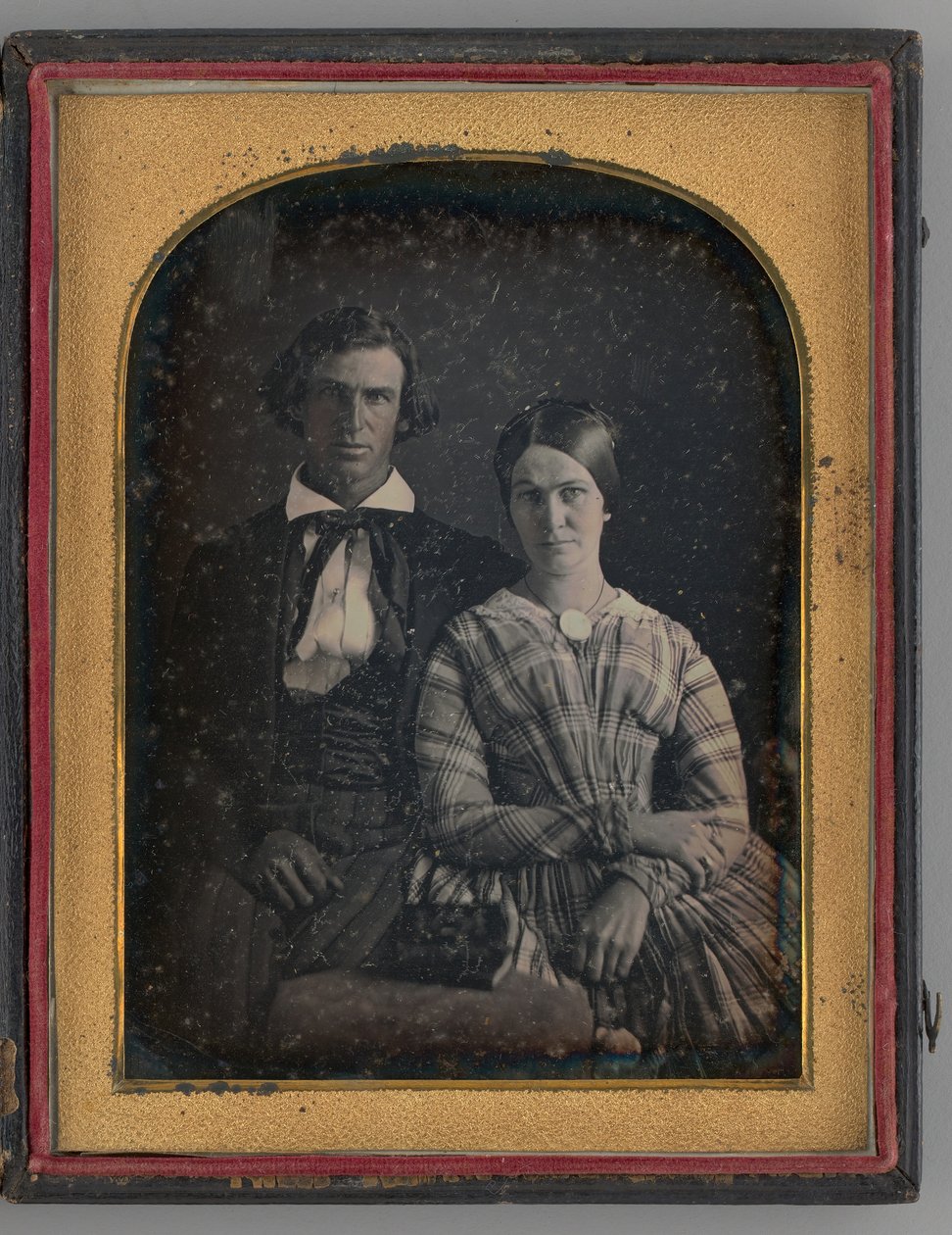 Untitled Portrait of a Man and Woman, 1845. av Montgomery Simons