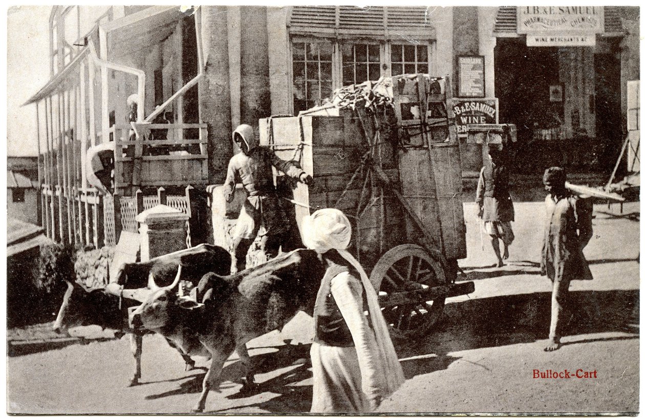 Bullock-Cart, ca 1900-20 av Moorli Dhur and Sons