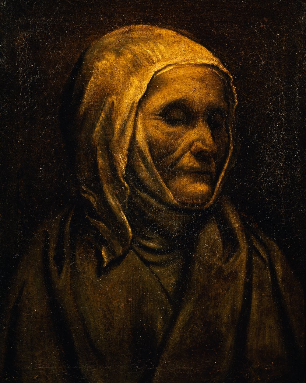 Porträtt av Saint Angela Merici av Moretto da Brescia
