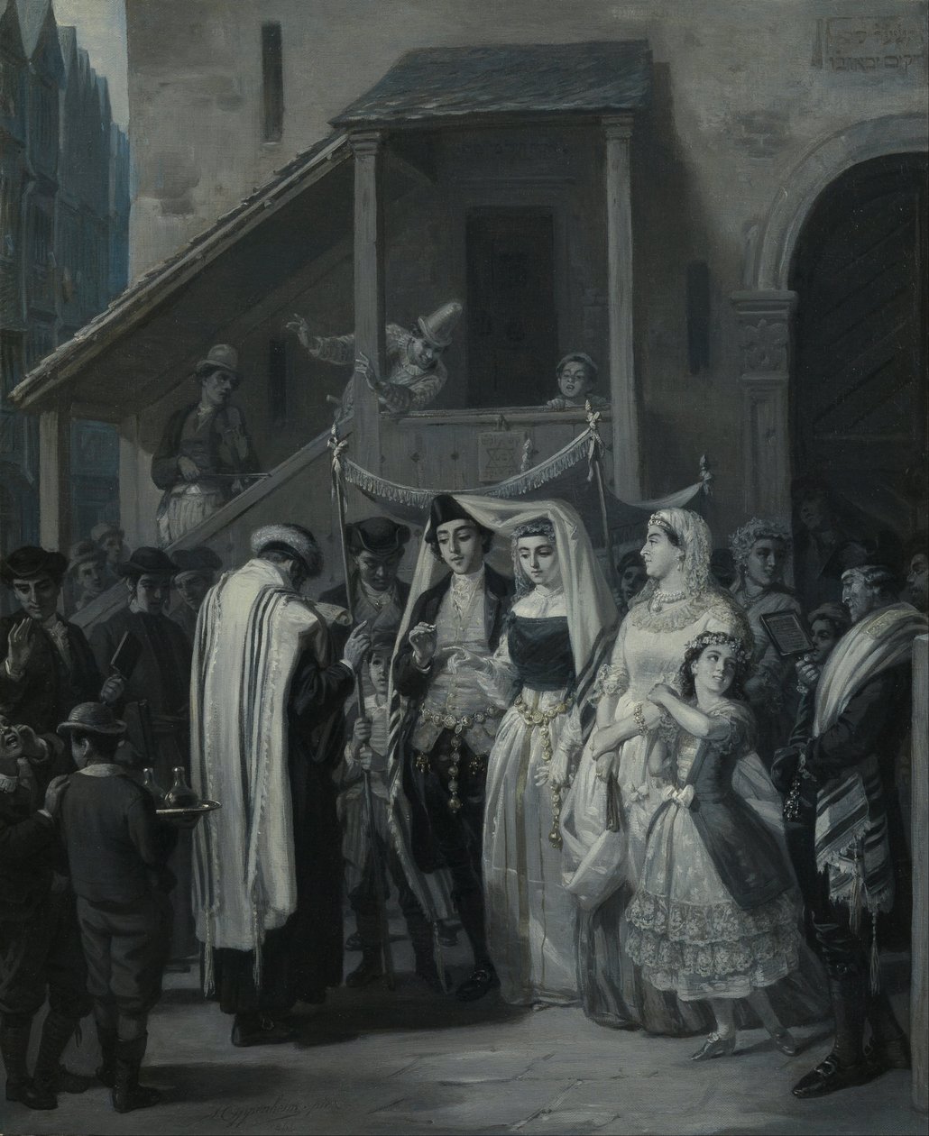 The Wedding (Die Trauung) av Moritz Daniel Oppenheim