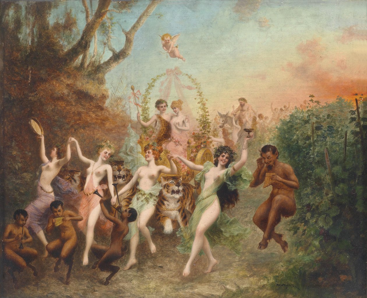 Fest der Faune und Nymphen av Moritz Stifter