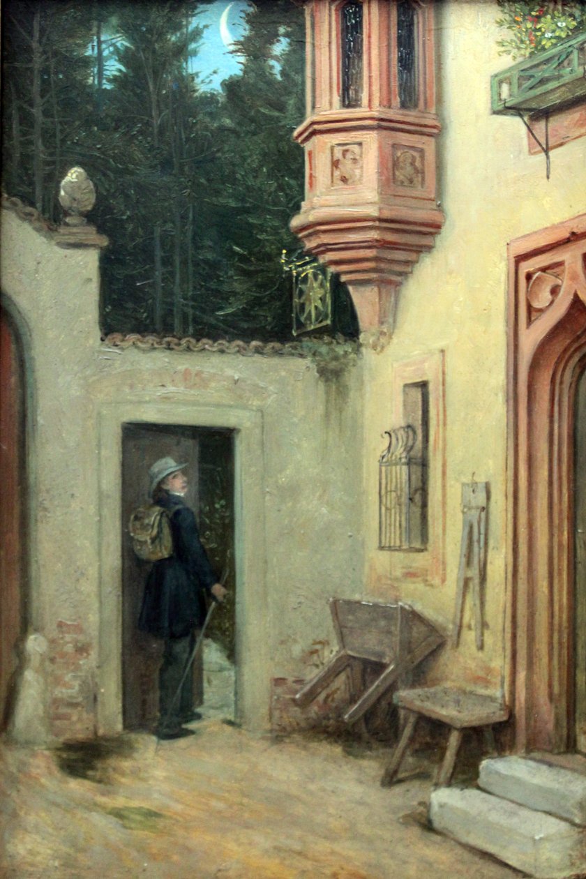 Farväl i gryningen av Moritz Ludwig von Schwind