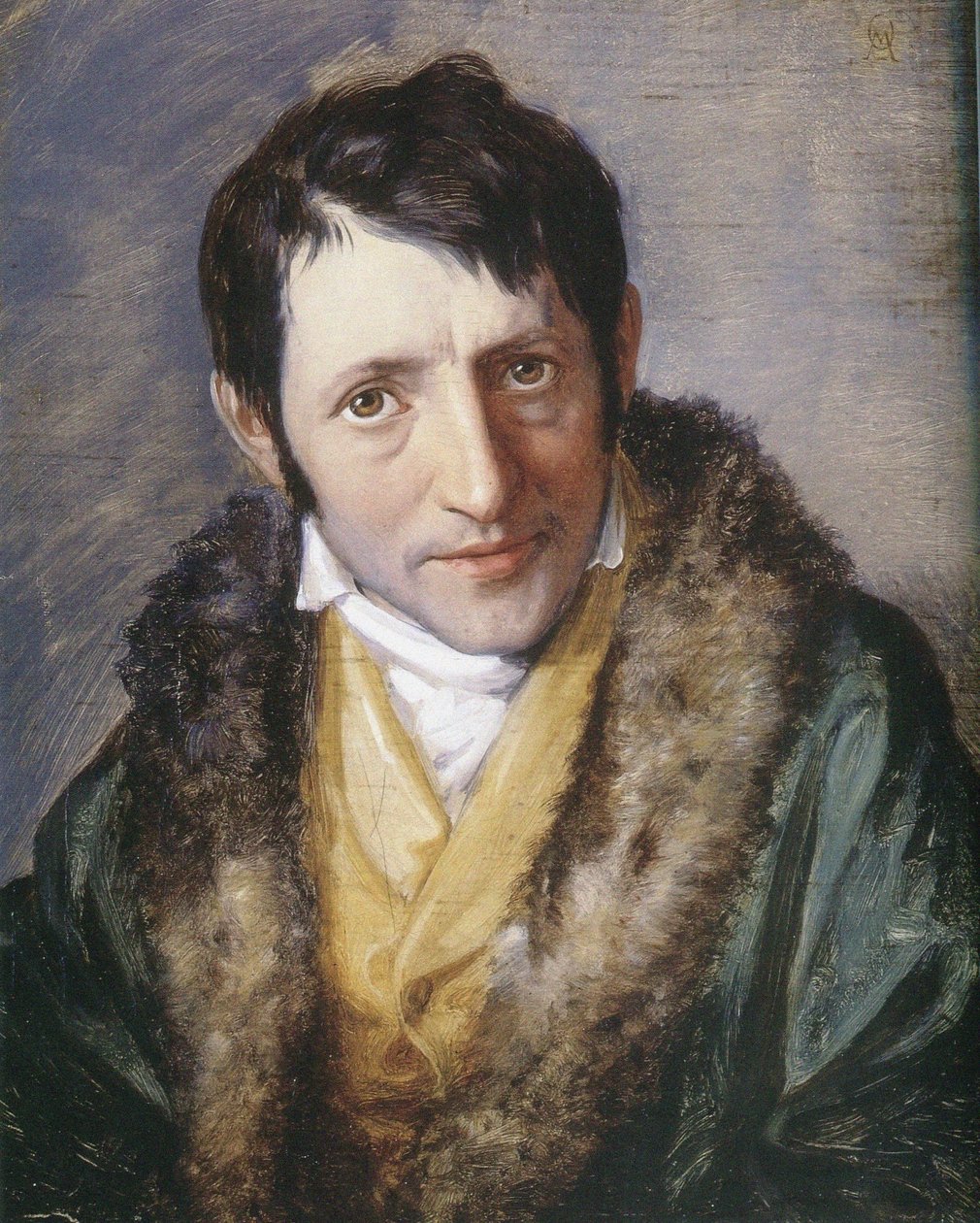 Porträtt av Carl Ludwig Börne 1786-1837, 1833. av Moritz Daniel Oppenheim