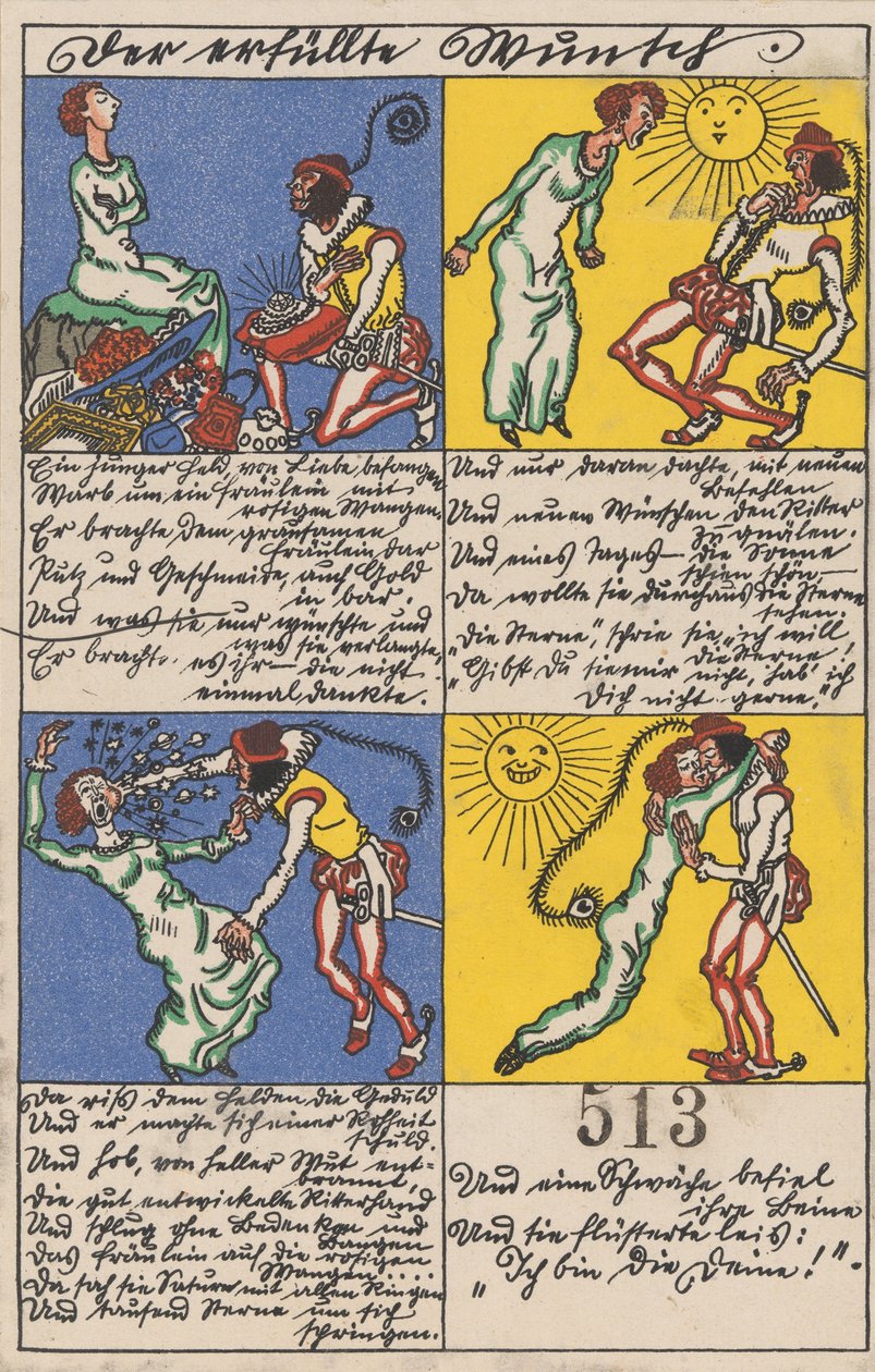 En uppfylld önskan Önskan uppfylldes, 1911. av Moritz Jung