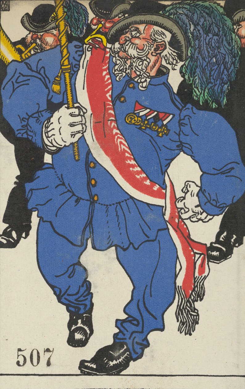 Invigning av färgerna Fahnenweihe, 1911. av Moritz Jung