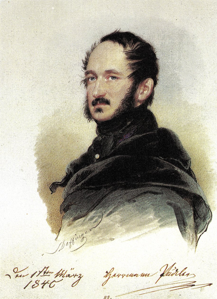 Daffinger, Moritz - Hermann Pückler-Muskau av Moritz Michael Daffinger