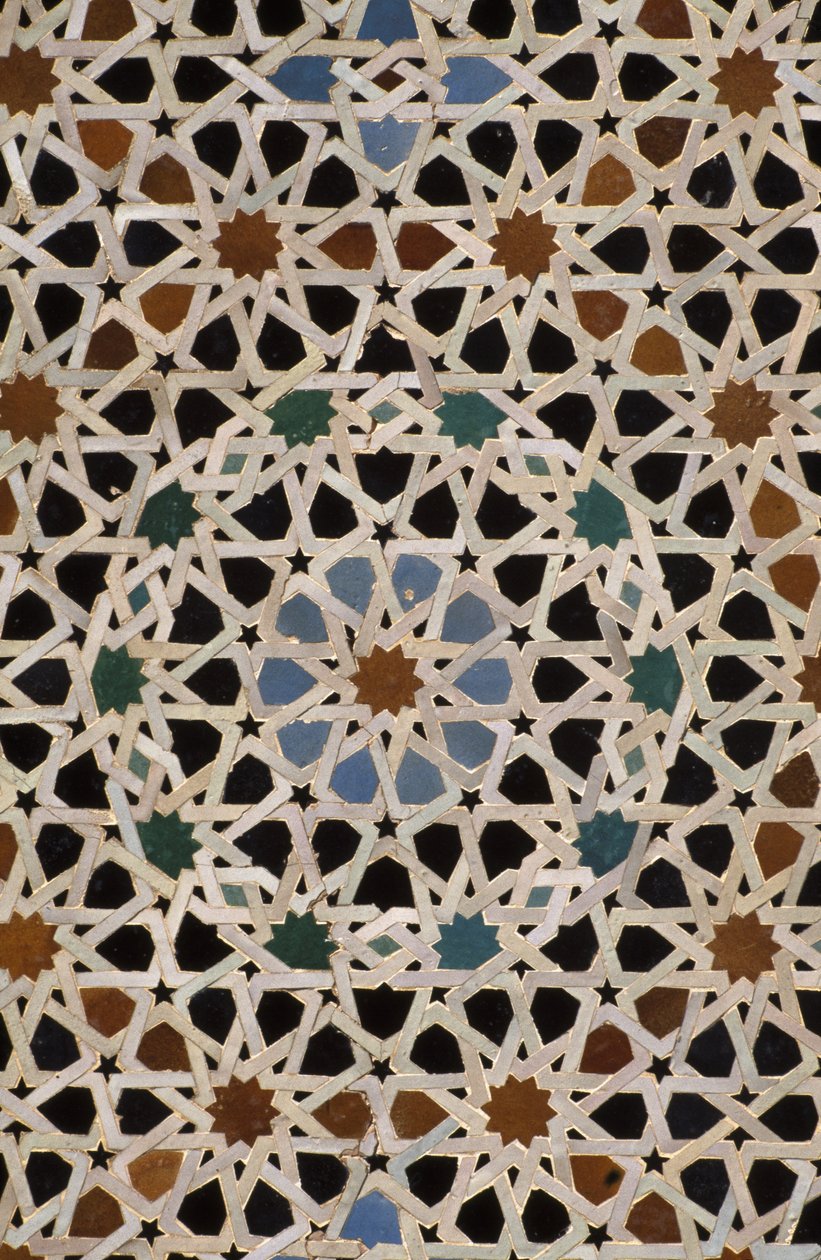 Bou Inania Madrasa, zelij kakel (keramik) av Moroccan School
