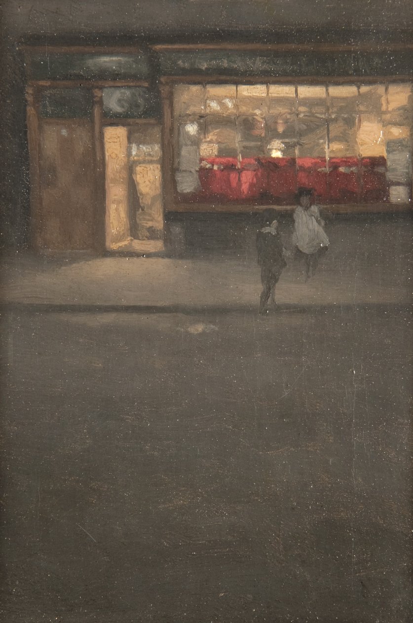 En liten butik i Chelsea, ca 1884-87 av Mortimer Ludington Menpes