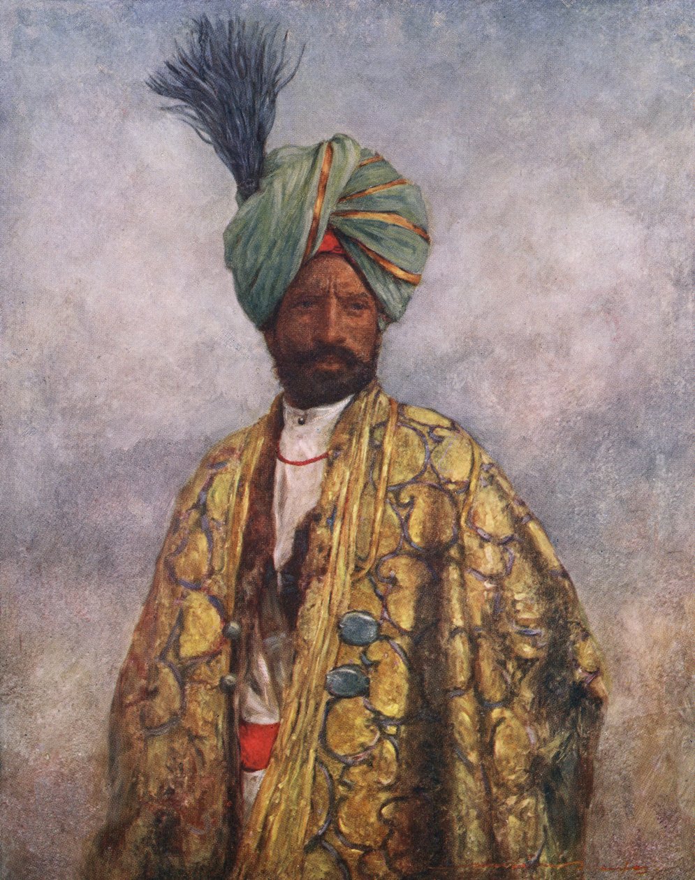 Kashmir-soldat - början av 1900-talet av Mortimer Ludington Menpes