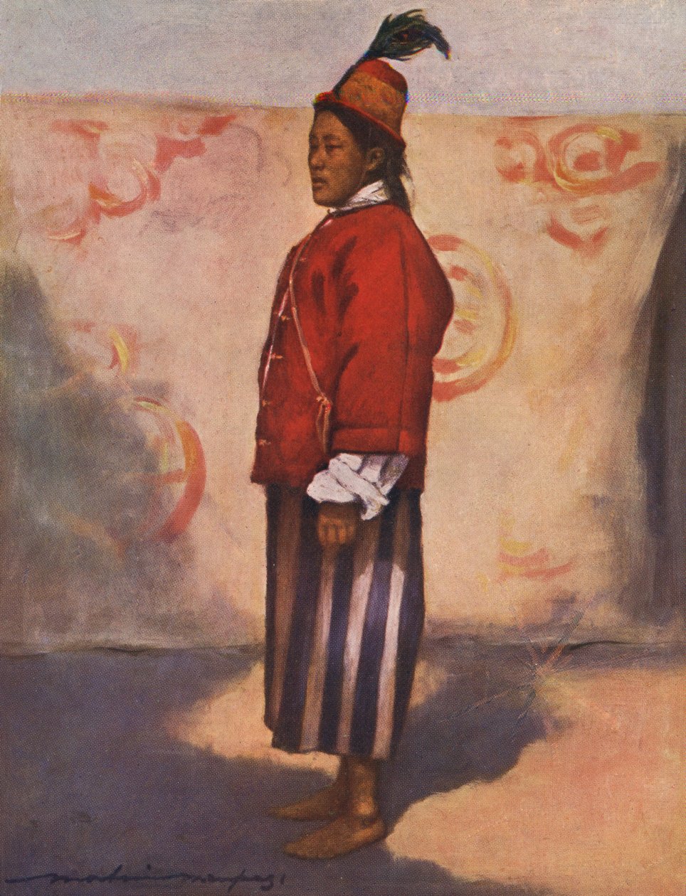 Soldat från Maharaja av Sikkim - 1800-talet av Mortimer Ludington Menpes