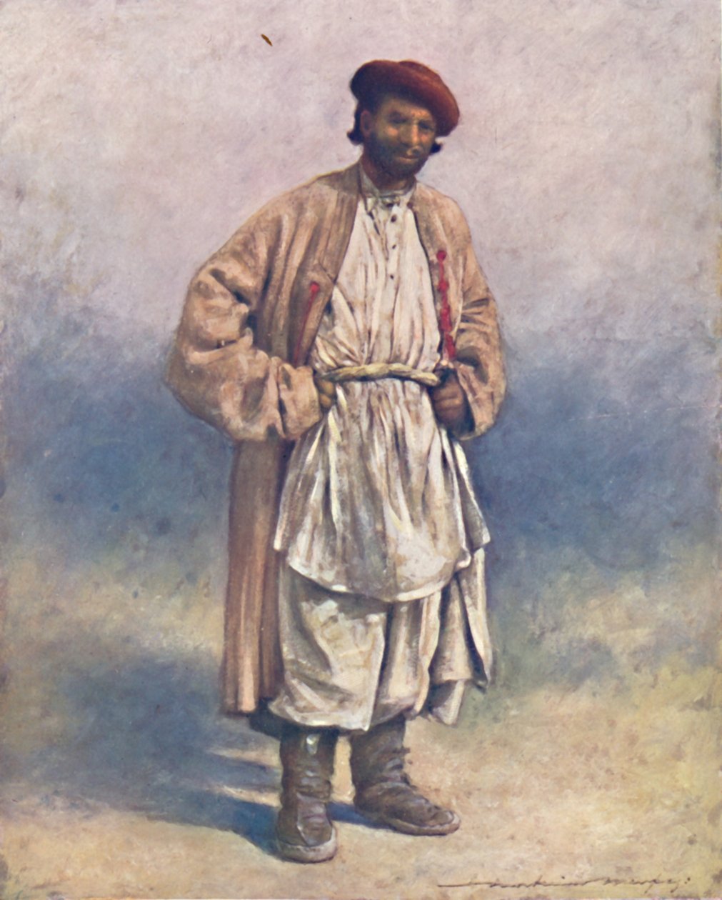 "En Hindoo Hill-herde i Kashmir", 1903 av Mortimer L Menpes