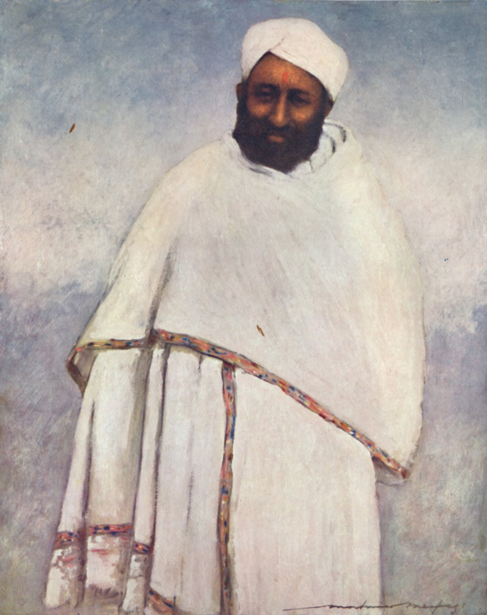 "A Kashmiri Pandit", 1903 av Mortimer L Menpes
