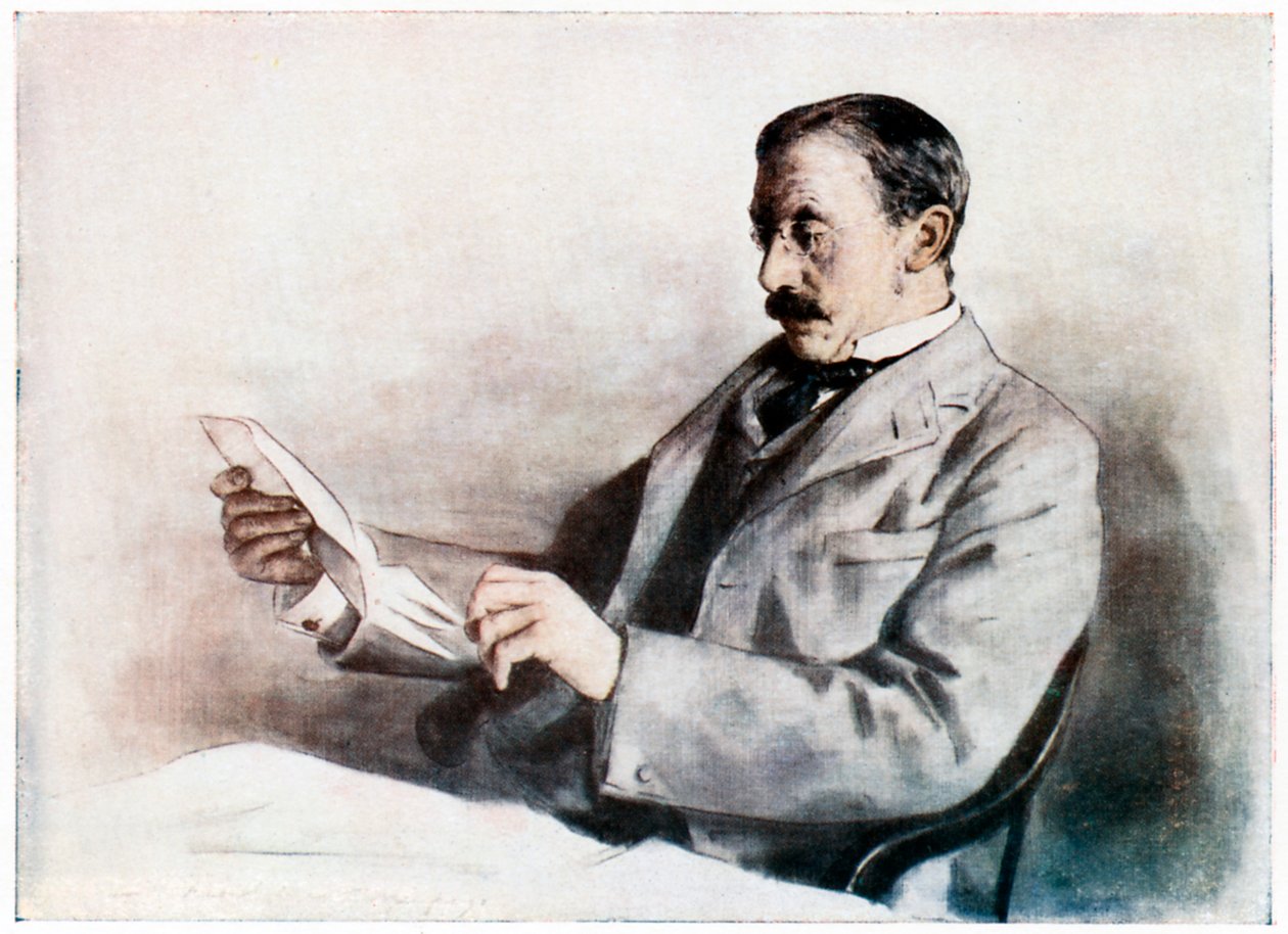 Alfred Milner, 1:e Viscount Milner, brittisk statsman, tidigt 1900-tal av Mortimer L Menpes