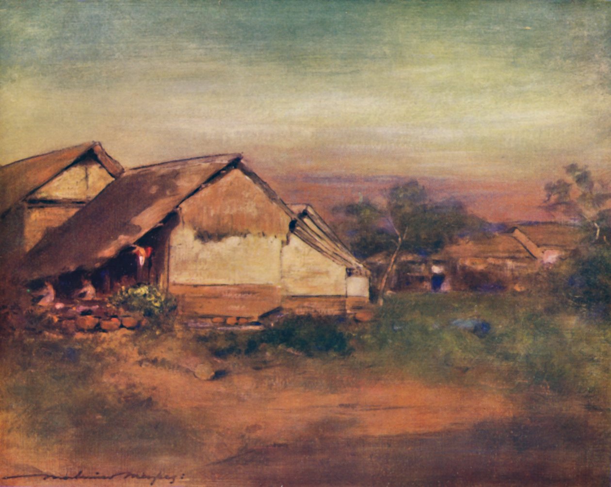 "På Mandalay", 1903 av Mortimer L Menpes