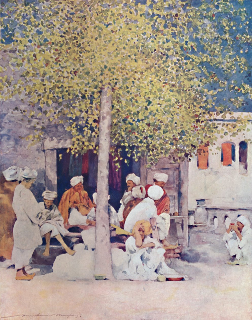 "Bort från showen", 1903 av Mortimer L Menpes