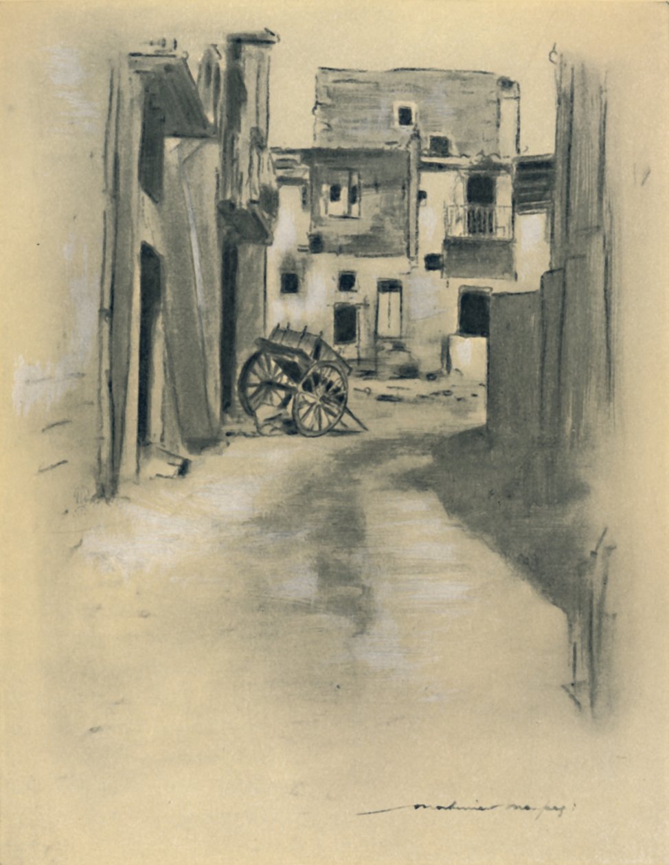 Öde hus, 1903 av Mortimer L Menpes