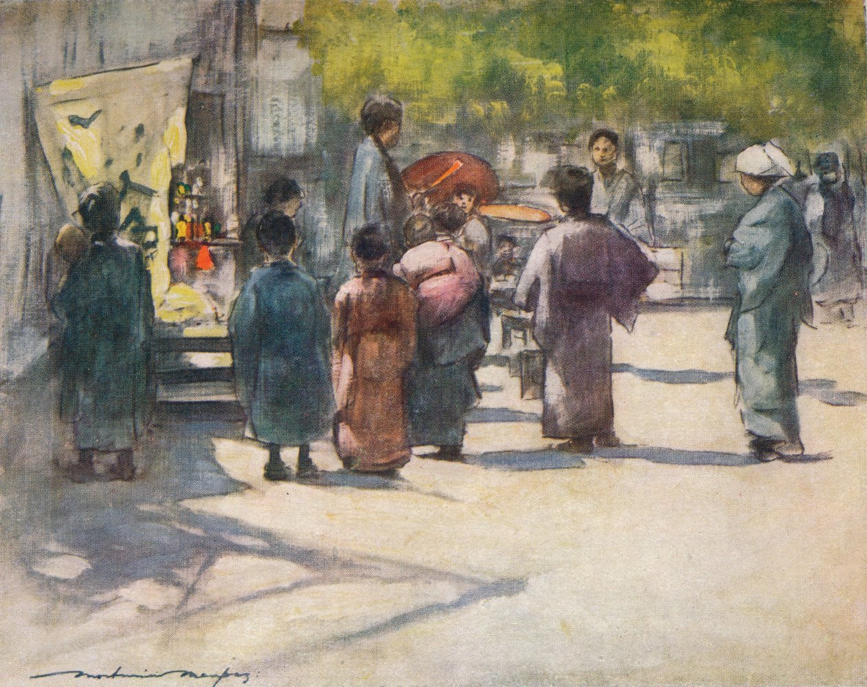 Framför båset, c1887, 1901 av Mortimer L Menpes