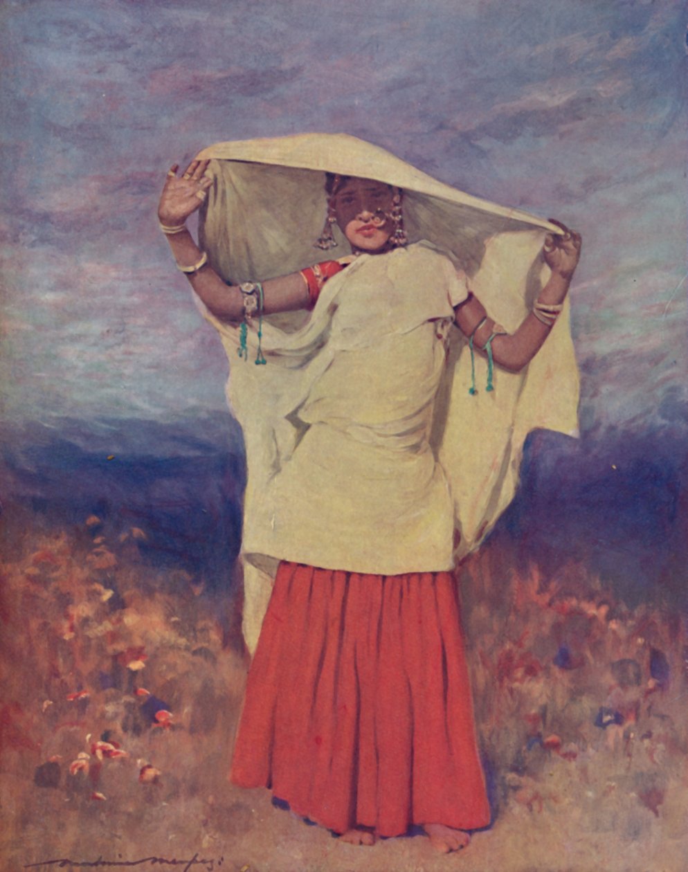 "Sen eftermiddag", 1903 av Mortimer L Menpes