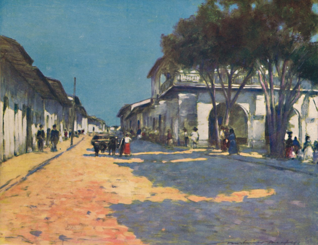"Mexico City", 1903 av Mortimer L Menpes