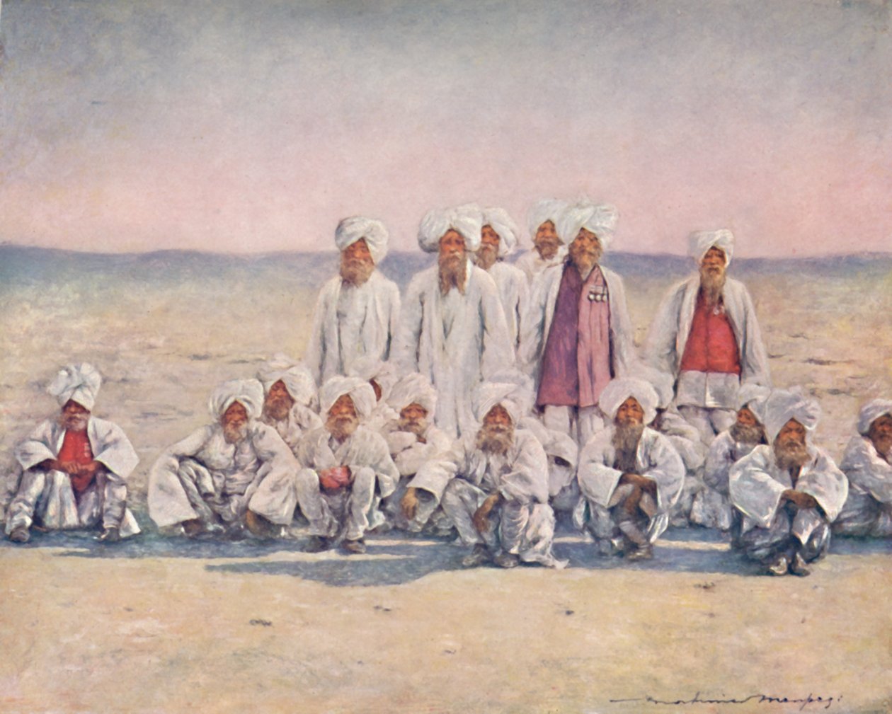"På Durbar Day", 1903 av Mortimer L Menpes