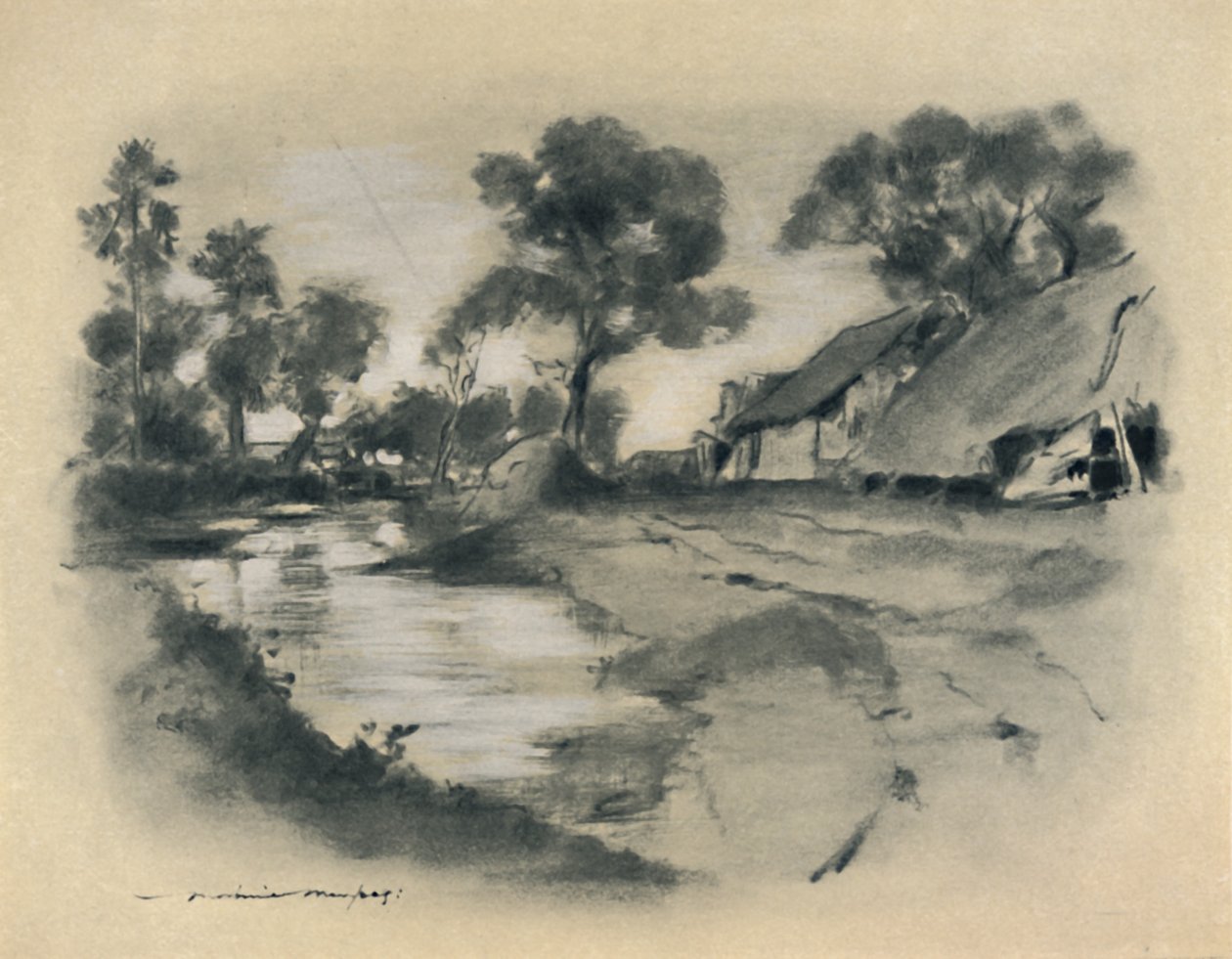 "På väg till Mandalay", 1903 av Mortimer L Menpes