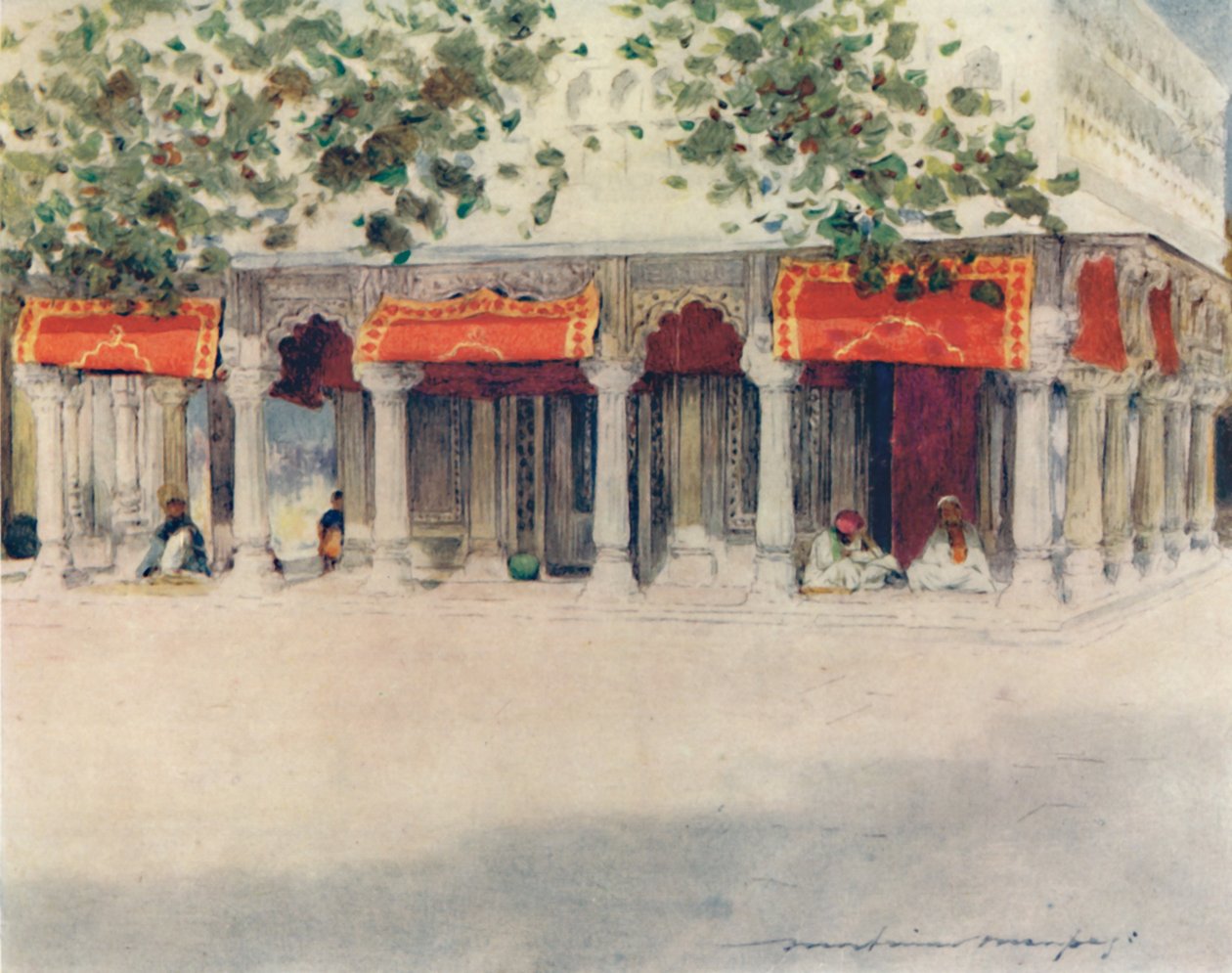 A Bara Durri i Delhi, 1905 av Mortimer Ludington Menpes